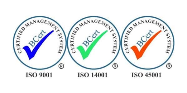 ISO certifications
