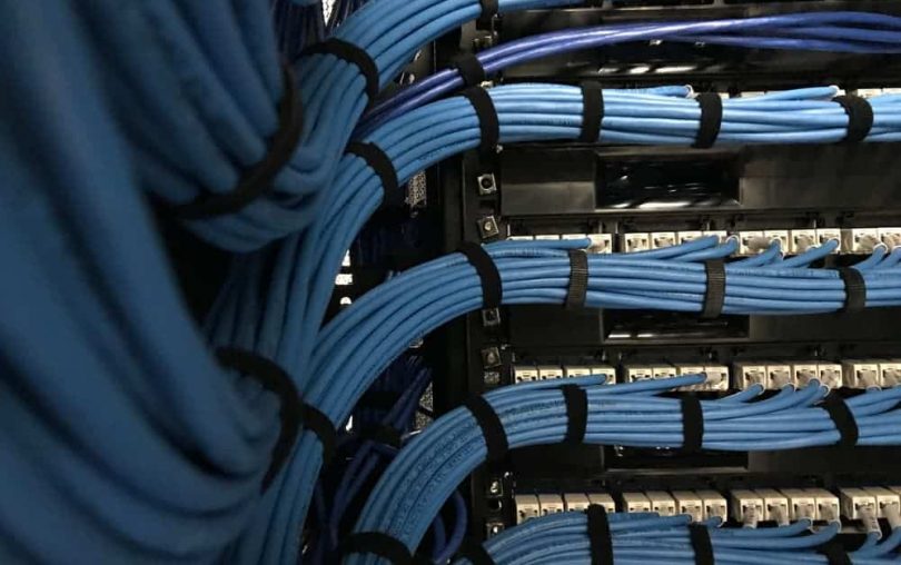 Well Organised Blue Cables — Fibre Optic Installation in Logan, QLD