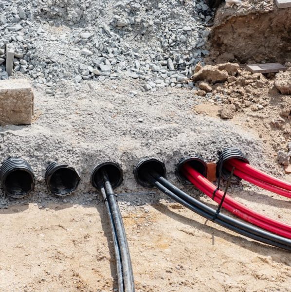 Fibre optics inside pipe — Fibre Optic Installation in Logan, QLD