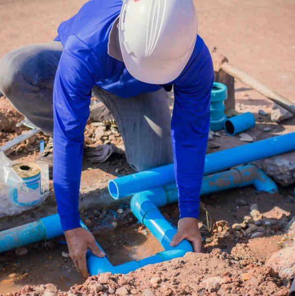 Pipe installation — Fibre Optic Installation in Logan, QLD