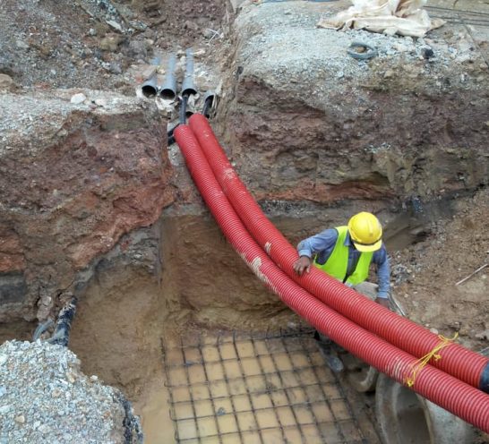 Underground cable — Fibre Optic Installation in Sunshine Coast, QLD