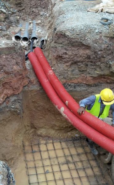 Underground pipes — Fibre Optic Installation in Logan, QLD