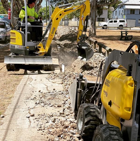 Excavators — Fibre Optic Installation in Logan, QLD