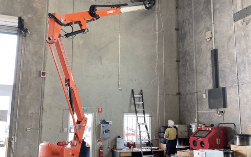 Scissor lift work