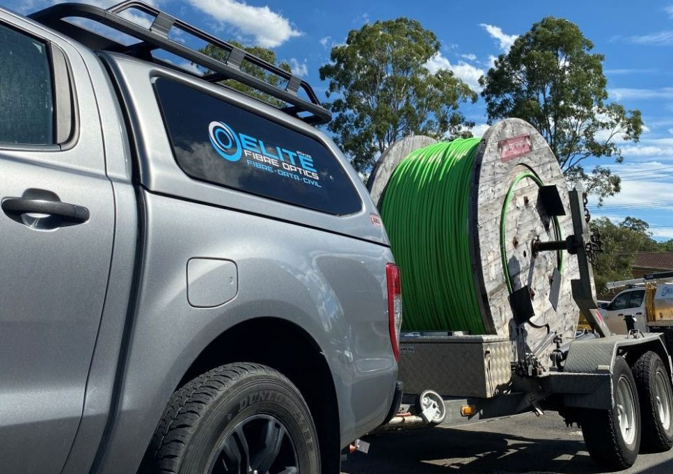 Roll Of Fibre Optic Cable