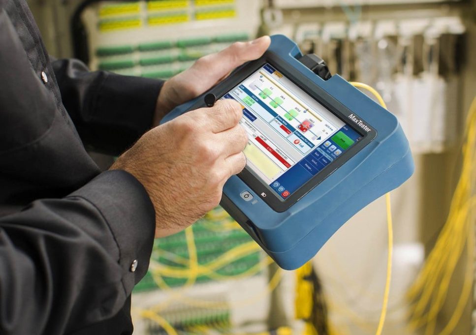 Using Tester on Fibre Optic Cabling